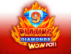 Play 9 Blazing Diamonds WOWPOT