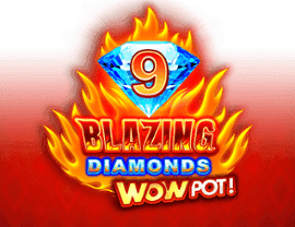 Play 9 Blazing Diamonds WOWPOT