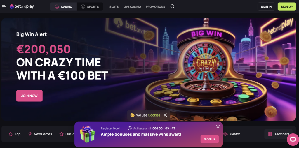 Bet and Play casino review